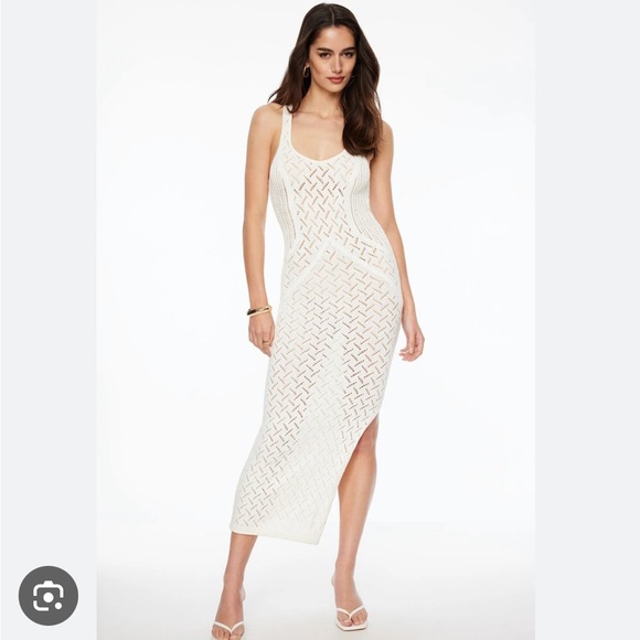 Dynamite Dresses & Skirts - Dynamite Open Knit V-Neck Max